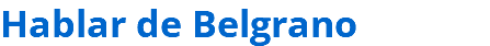 Hablar de Belgrano
